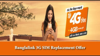 Banglalink 3G SIM Replacement Offer Free